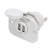 Blue Sea Systems Dual USB Charger Socket 12v White